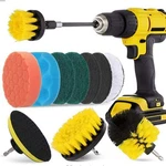 Drill Brush Set 12 Pc Tile Grout Power Scrubber Cleaner Spin Tub Shower Wall. Fixed Price $11.99.