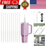 Cleaner Brush For Stanley, 10PCS Reusable Extra Long Straws Cleaning. Fixed Price $6.39.