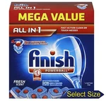 Finish Powerball All-in-one Dishwasher Detergent Tabs Fresh Scent Jet Dry Rinse. Fixed Price $69.88.