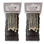Alazco 14 Pc Vintage Style Hair Brush Rollers & Medium, Black. Fixed Price $17.17.