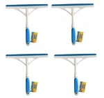 4-PACK Scrub Buddies Squeegee Brush For Shower Window Glass Door Office Cleaner. Fixed Price $21.95.