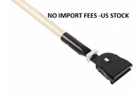 Rubbermaid FGM116000000 Snap-on Hardwood 60" Dust Mop Handle. Fixed Price $25.00.