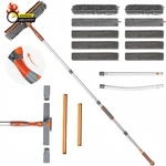 Squeegee Window Cleaner 2 1 Rotatable Cleaning Tool Kit With Extension. Fixed Price $47.86.