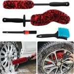 4 Pack Car Wheel And Tire Cleaner Brushes Kit Auto Motorcycle Rim Hub Ultra Soft. Fixed Price $24.99.