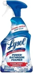 Lysol Power Bathroom Foamer SPRAY-1EA 22OZ Blt-cleans,shines-kills 99%. Fixed Price $13.99.