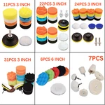 Car Buffing Pads Polishing For Drill Sponge Kit Set Waxing Foam Polisher Sealing. Fixed Price $15.99.