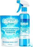 Splash Spray Multi-purpose Cleaning Tablets 5X And Bottle. Fixed Price $32.99.