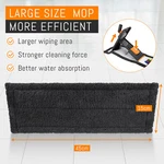 Pack Replacement Microfiber Cleaning Pads For Mop 18 Inch Reusable Tools. Fixed Price $16.24.