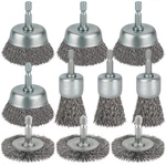 10 Pcs Wire For Drill, Coarse Carbon Steel Crimping Wheel Brush, 1/4. Fixed Price $18.49.