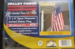 Valley Forge 3' X 5' Spun Polyester United States Flag (USDT3) Fs. Fixed Price $15.99.