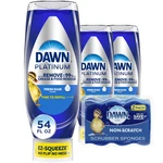 Dawn Dish Soap Bottle Ez-squeeze Platinum Liquid+non-scratc.... Fixed Price $49.99.