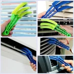 Microfiber Venetian Blind Blade Cleaner Window Duster Brush 2 Clamps & 8 Sleeves. Fixed Price $7.57.