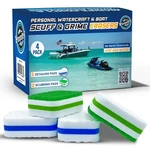 Wavesrx Marine Scuff And Dirt Eraser Sponges For Boats, Jet Ski 4 Pack, Green. Fixed Price $26.99.