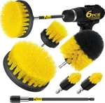 Holikme 6PACK Drill Brush Power Scrubber Cleaning Extended Long Attachment. Fixed Price $14.99.