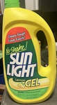 Sun Light Gel No Shake Lemon Machine Dishwasher Detergent - Bottle 1/2 Full. Fixed Price $10.08.