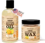 Clark's Food Grade Mineral Oil & Carnauba Wax Set For Butcher Block Cutting. Fixed Price $49.95.