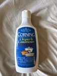 Big Corning Cleaner & Conditioner Polish 8 Oz. Bottleoz Almost Full Vtg. Fixed Price $29.99.