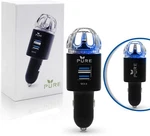 Pure Car Air Purifier Dual Usb Ports Quick Charge 3.0 Ionizer Deodorizer Black. Fixed Price $29.99.