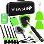 Green Windshield Cleaner Tool, 17PCS Car Interior Cleaning Kit, Detailing. Fixed Price $28.15.