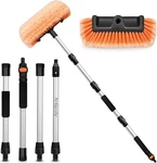 72" Car Brush With Long Handle, Flow-thru Soft Bristle Washing. Fixed Price $54.32.