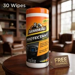Armor All Interior Protectant Wipes 30 Count Dashboard Vinyl Cleaner Uv Care. Fixed Price $9.97.