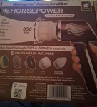 Horsepower Waterproof Scrubber Cordless And Rechargeable Nib. Fixed Price $20.00.