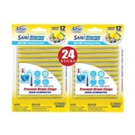 Sani 360 Sticks Drain Cleaner And Deodorizer, 24 Count, Lemon Scent. Fixed Price $42.76.