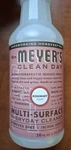 Mrs. Meyer's Day Rosemary Scent Organic Mutli-surface Cleaner 16OZ. Fixed Price $6.50.