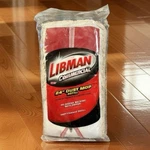 Libman Commercial 24" Dust Mop Refill No Shrink Backing With Zipper #00923. Fixed Price $10.30.