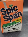 Vintage Spic And Span Floor Cleaner Box Prop Display 16 Oz Open 75% Full. Fixed Price $18.00.