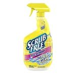 Scrub Free Total Bathroom Cleaner With Oxiclean, Lemon Scent, 32 Fl Oz. Fixed Price $5.40.
