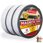 1-INCH X 10-FOOT, 3-PACK Heavy Duty Magnetic Tape Roll, Sticky Strip.... Fixed Price $36.97.