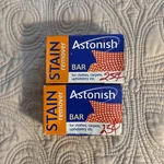 2-PACK Astonish Stain Remover Bar Clothes Carpet Laundry Pre-wash 2.5OZ 75G. Fixed Price $12.00.