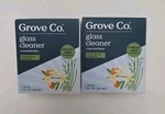 Grove Co. Glass Cleaner Concentrate Streak Free Wild Grass & Neroli 2 Pks Of. Fixed Price $20.99.