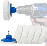Rotoscrub 7 Pack Drill Brush Set For Deep Cleaning, Scratch Resistant, Bathroom,. Fixed Price $29.90.