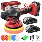 Avhrit Cordless Car Buffer Polisher Kit W/ 2X2000MAH 21V Batteries, 6 Inch Ca.... Fixed Price $104.86.