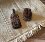 Antique Whisk Broom & Tawashi Scrubbing Brush. Fixed Price $26.00.