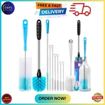 5 Pack Bottle Brush Cleaning Set Long Handle Cleaner For Washing Narrow. Fixed Price $12.23.