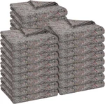 24 Pieces Moving Blankets Bulk 39 X 71 Inch Soft High Tensile Strength Cotton Fi. Fixed Price $107.77.