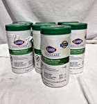 Clorox Hydrogen Peroxide Wipes, 6.75" 5.75" 155 Canisters. Fixed Price $64.96.