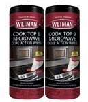 2 Pack Weiman Cooktop & Microwave Cleaning WIPES-30 Count Each (60 Total). Fixed Price $19.99.