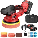 Cordless Car Buffer Polisher With 2X 4,000 Mah 21V Batteries Sander &. Fixed Price $98.00.