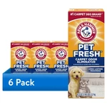 (6 Pack) Arm & Hammer Fresh Carpet Odor Eliminator Scent, 42.6 Oz. Fixed Price $28.60.