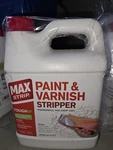 New - Max Paint & Varnish Stripper 1 Qt (32 Floz) No Drip Gel Professional. Fixed Price $24.99.