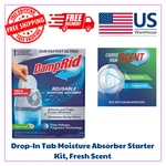 Damprid FG96FSSB Drop-in Tab Moisture Absorber Starter Kit, Fresh Scent. Fixed Price $14.70.