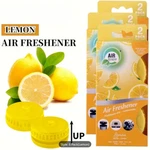 6 Pack Air Fusion Stick Ups Freshener Lemon Scent (total Piece) New Usa. Fixed Price $9.99.