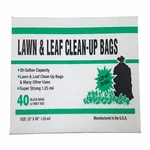 Primrose Plastics 39125 1.25 Mil. Black Lawn & Leaf Clean Up Trash Bag Gal.. Fixed Price $23.80.
