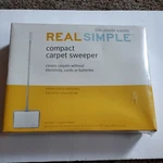 Real Simple Compact Carpet Sweeper Manual No Electricity New Sealed. Fixed Price $24.00.