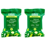 #joy Eat Cleaner Fruit & Veggie Produce To-go Wipes 2-PACK. Fixed Price $20.90.