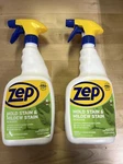 (2 Pack) Zep Mold/mildew Stain Remover Spray Oz ZUMILDEW32. Fixed Price $19.99.